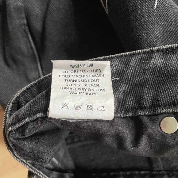 Cool Shirtz Cold Ones Very Cool The Spooky Denim Screenprint Black Jeans *READ* - Picture 10 of 10